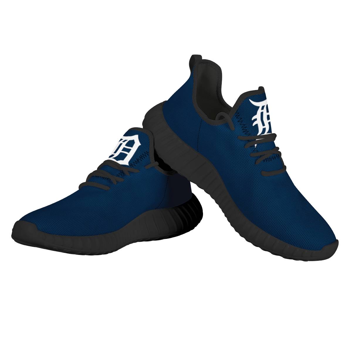 Men's Detroit Tigers Mesh Knit Sneakers/Shoes 006